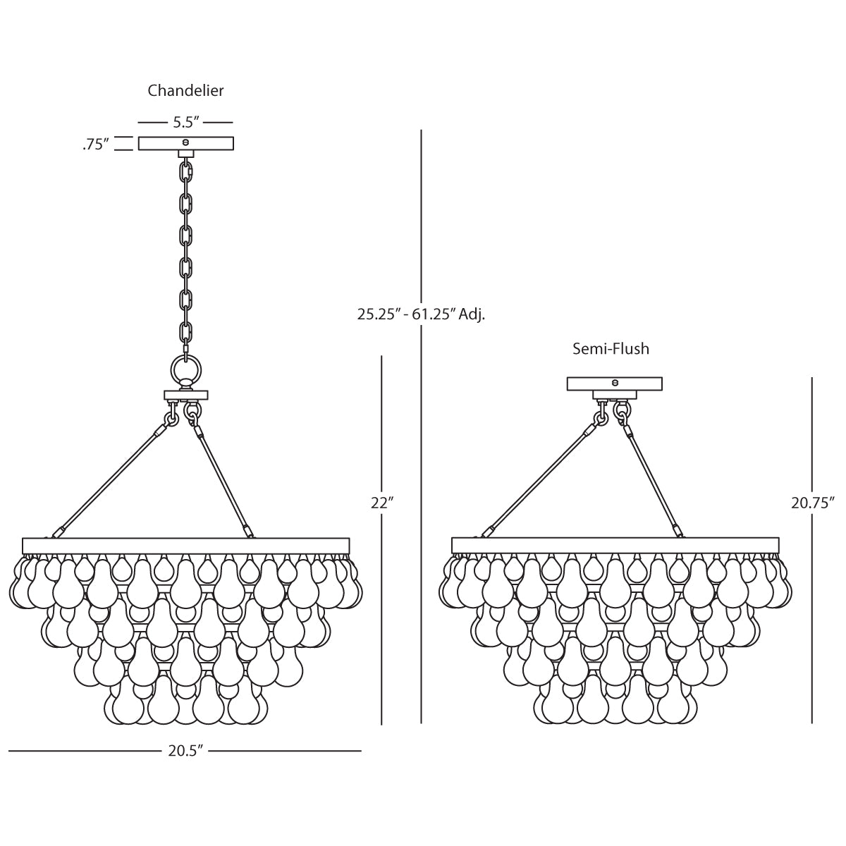 Bling Chandelier