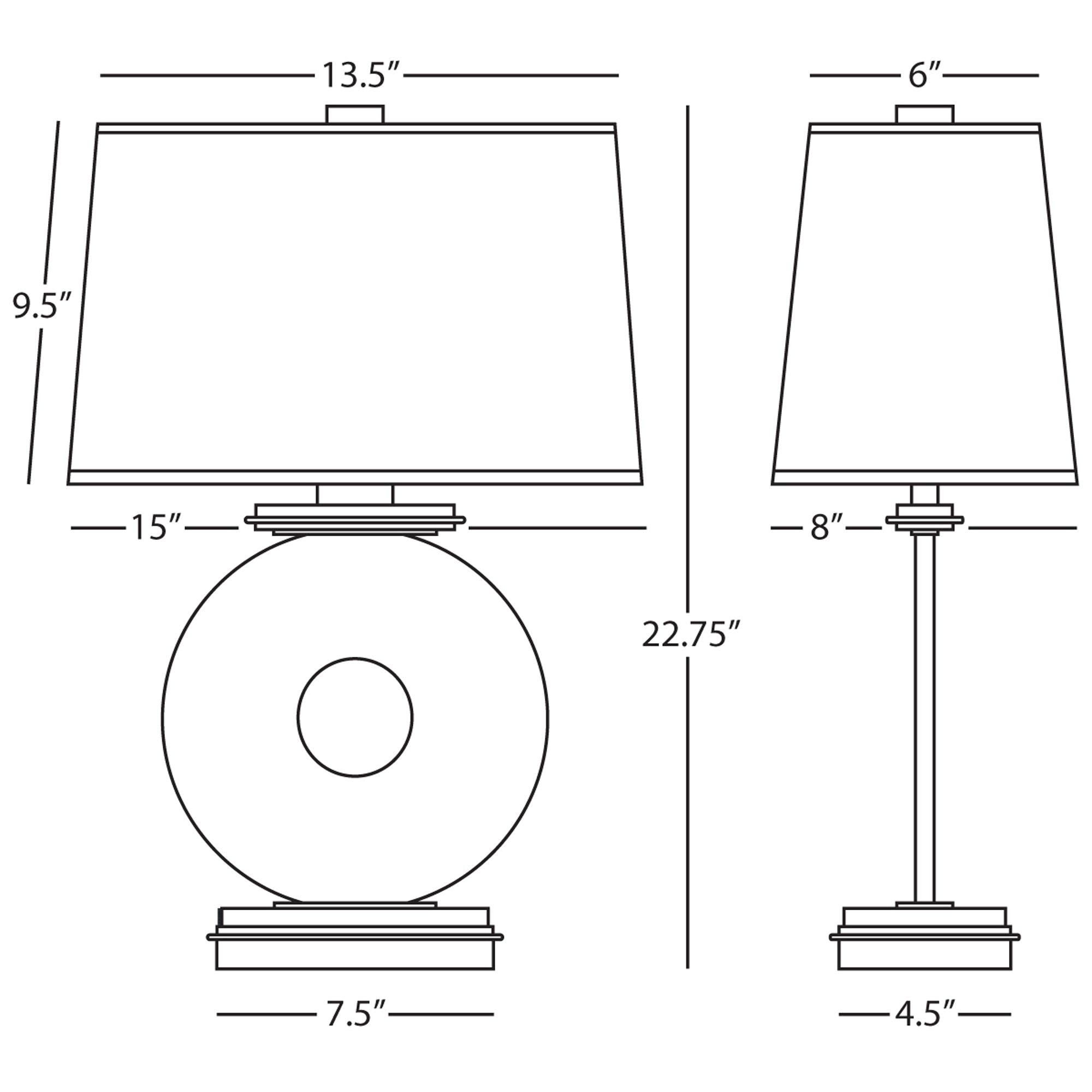 Tic-Tac-Toe Table Lamp