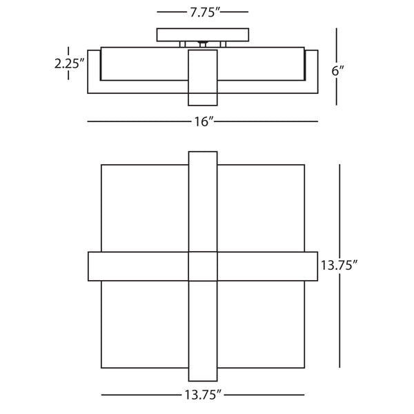 Doughnut Flushmount