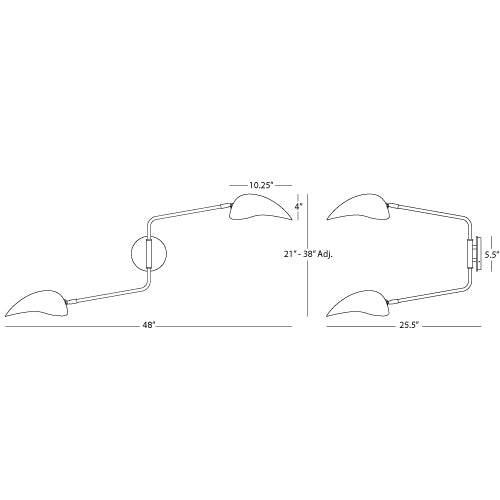 Rico Espinet Racer Wall Sconce
