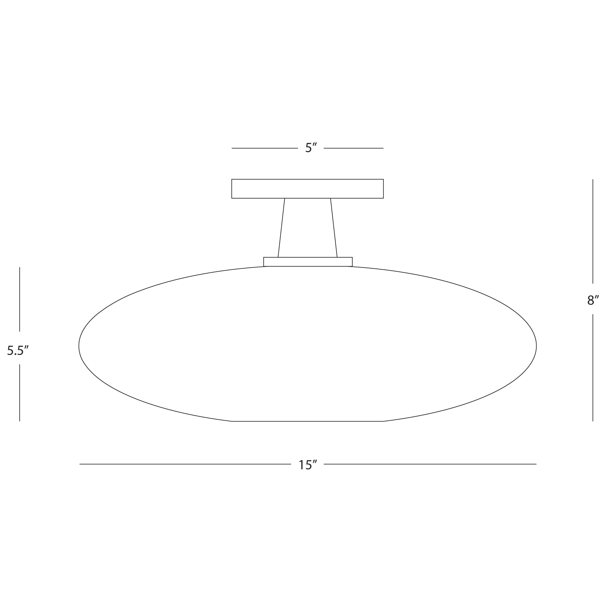 Rico Espinet Ovo Flushmount