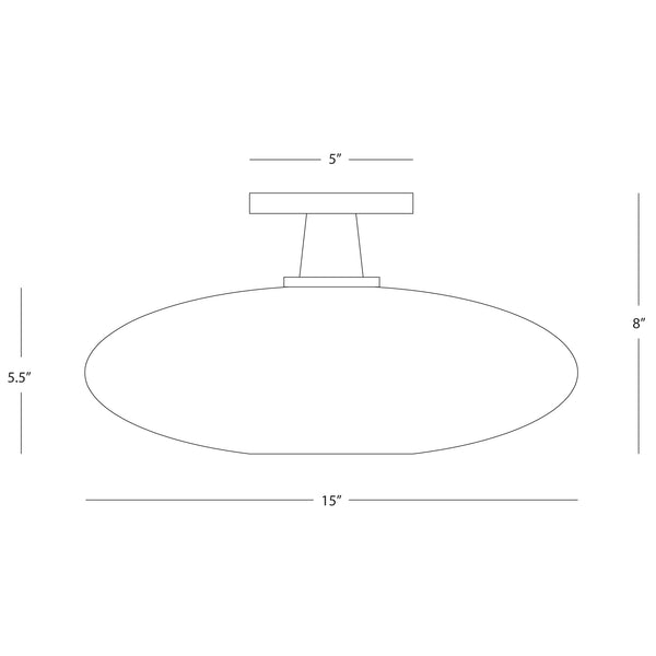 Rico Espinet Ovo Flushmount