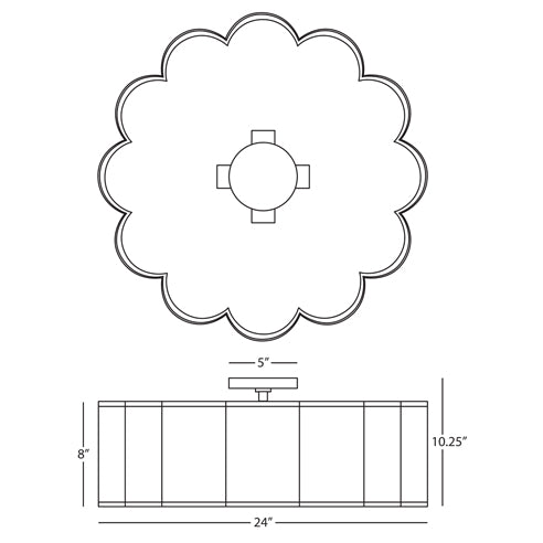 Axis Flushmount