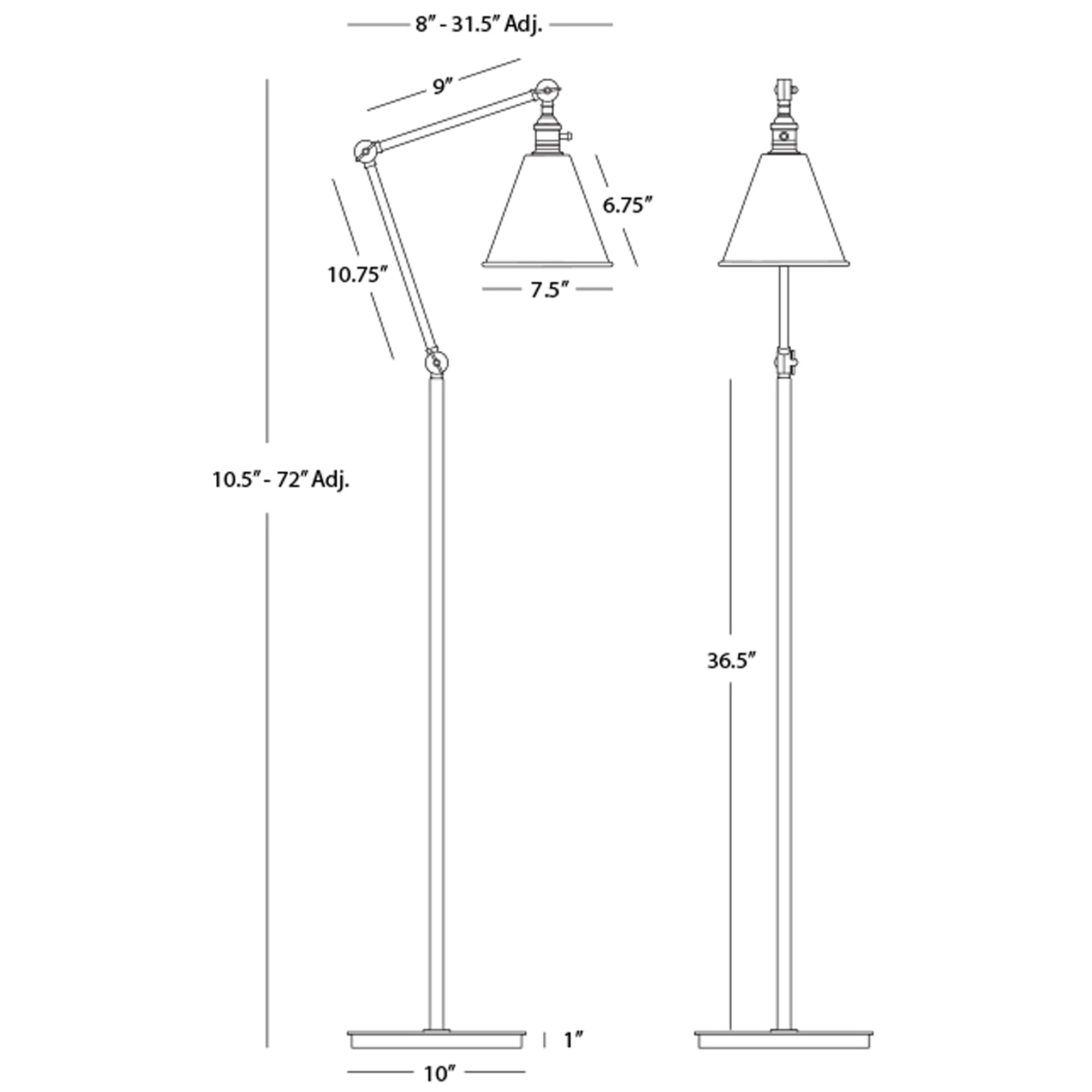 Alloy Floor Lamp