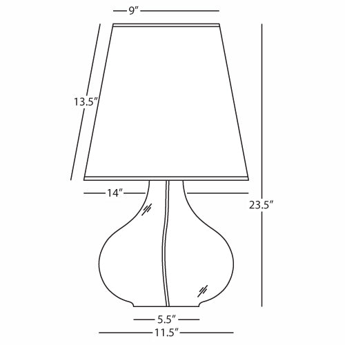 Small Julia Accent Lamp