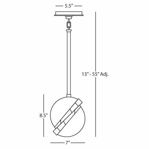 Michael Berman Brut Pendant