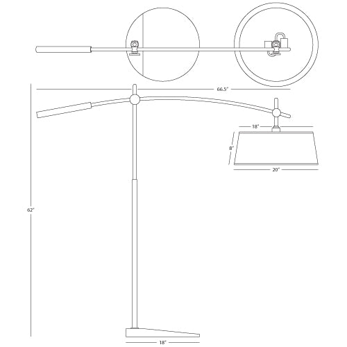 Rico Espinet Miles Floor Lamp