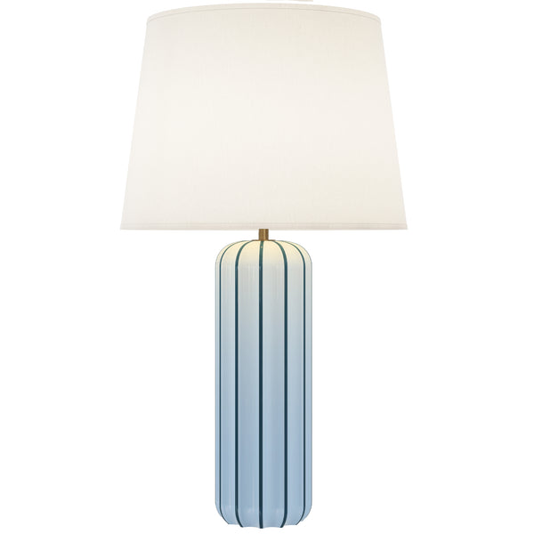 Victoria Striped Ceramic Table Lamp