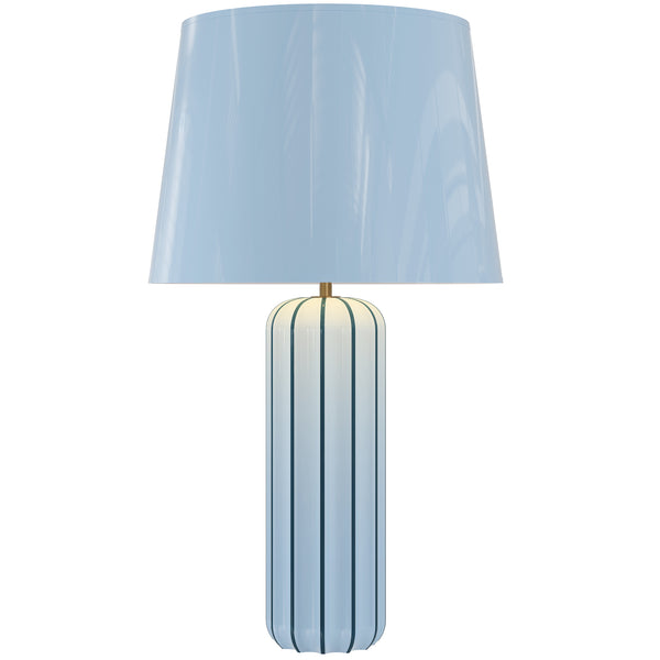 Victoria Striped Ceramic Table Lamp