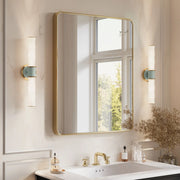 Kane Double Glass Shade Wall Sconce robert-abbey-lighting Wall Sconce