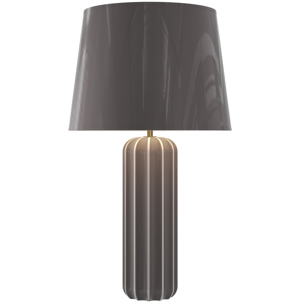 Victoria Striped Ceramic Table Lamp