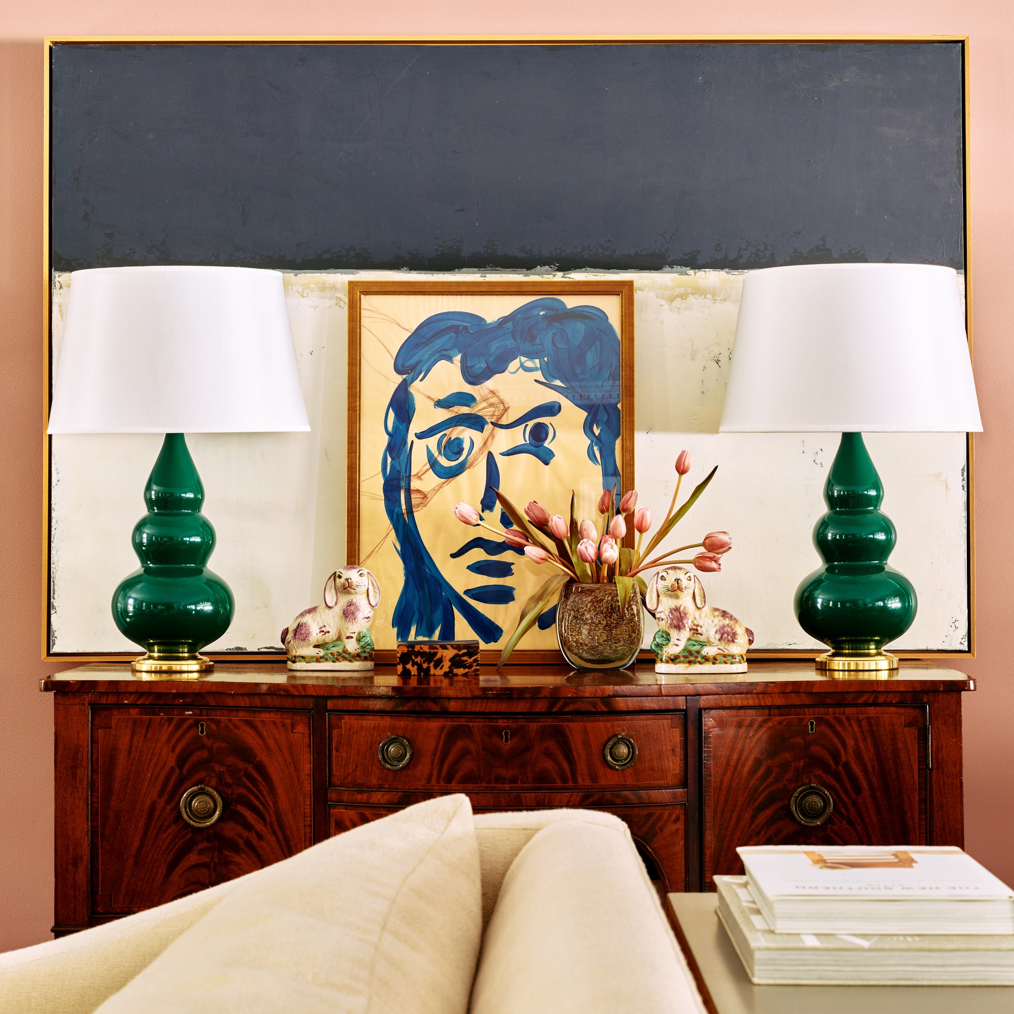 Small Triple Gourd Accent Lamp