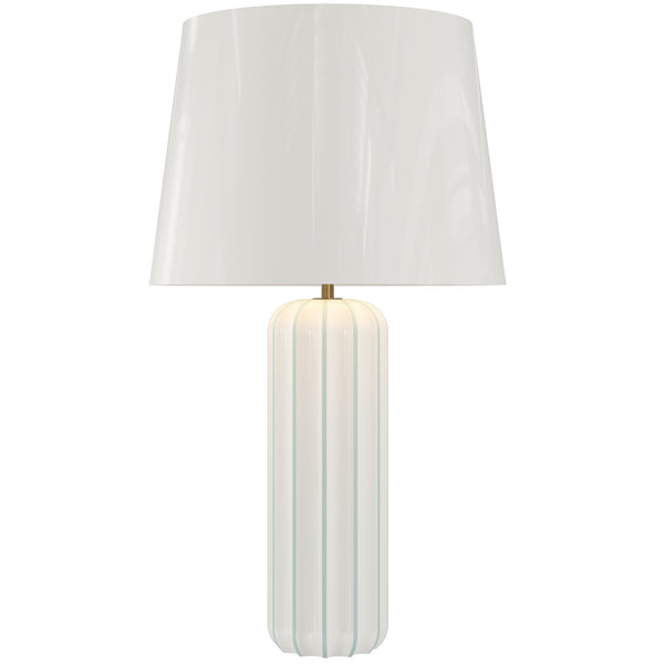 Victoria Striped Ceramic Table Lamp