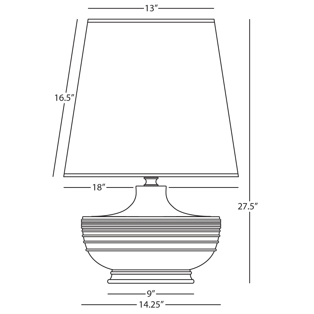 Product Dimension Image