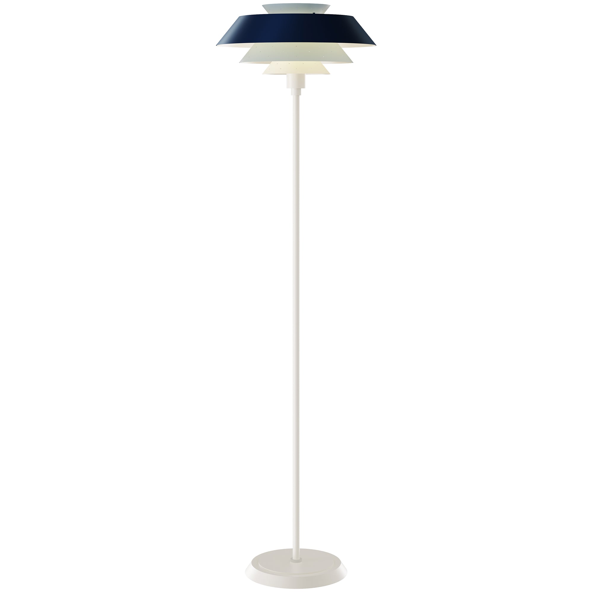 Saguaro Floor Lamp in Midnight Blue & Sky Blue matte finish by Robert Abbey