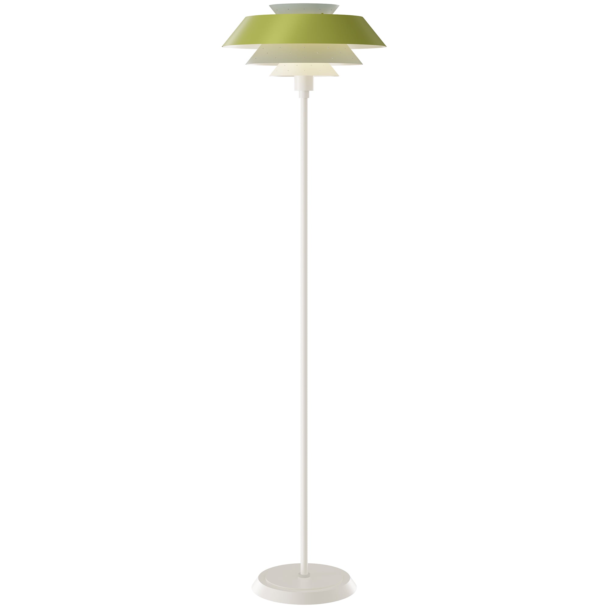 Saguaro Floor Lamp in Parrot Green & Celadon matte finish by Robert Abbey