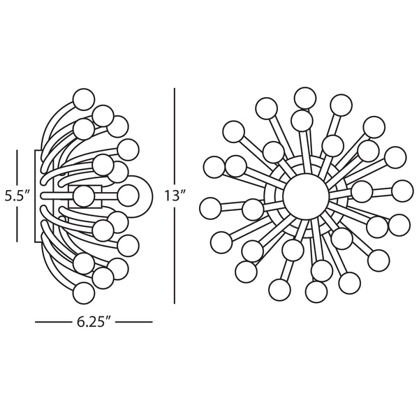 Anemone Flushmount