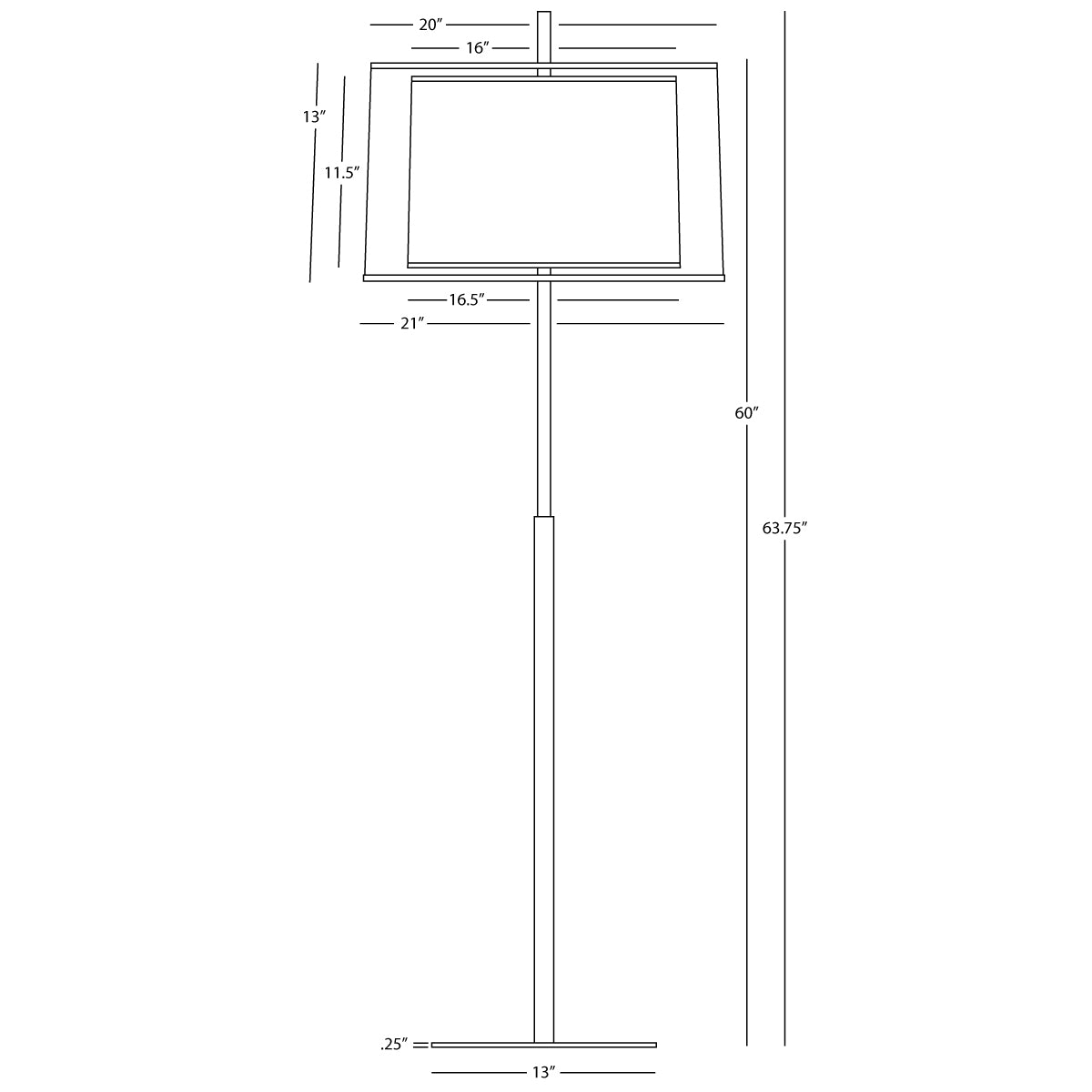 Product Dimension Image