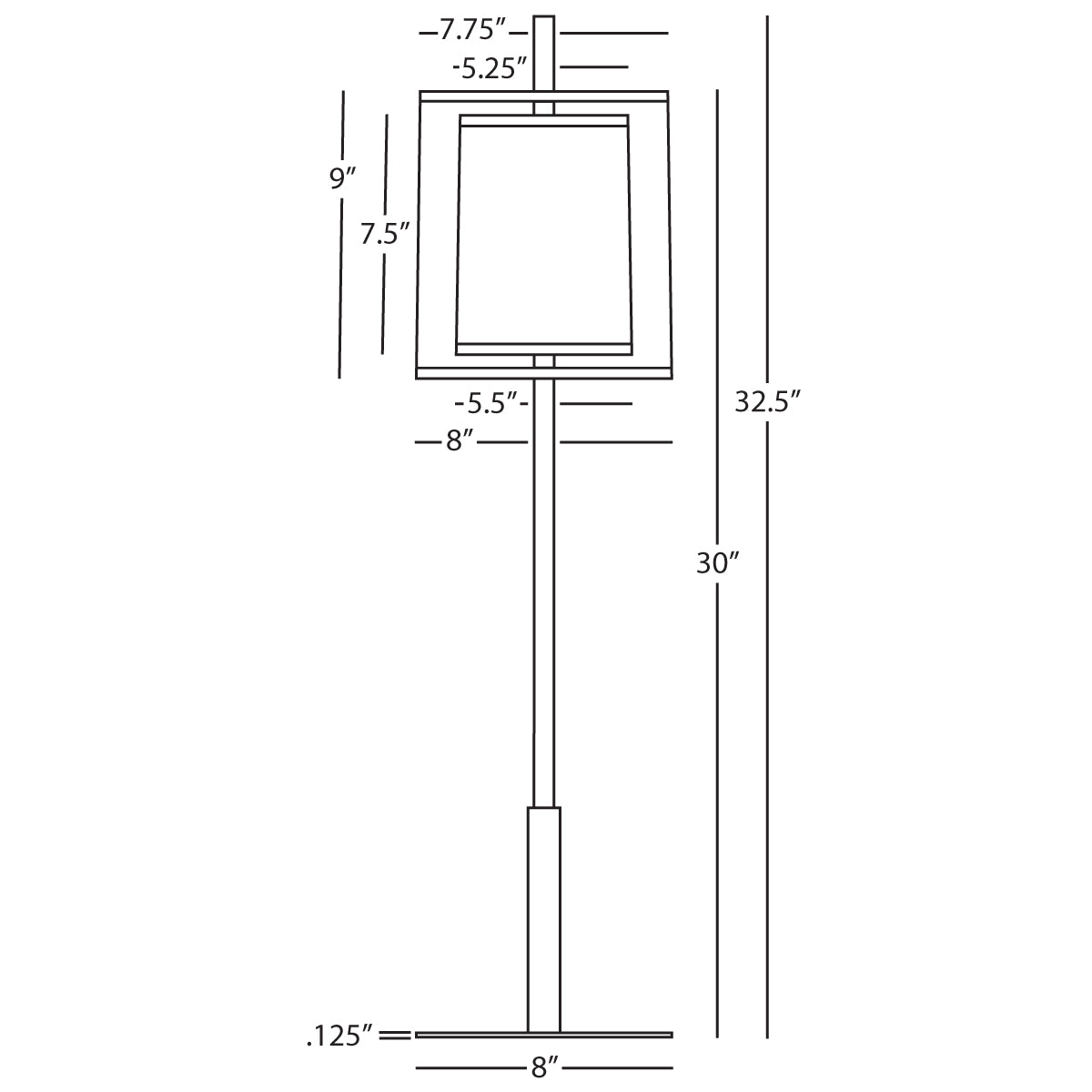 Product Dimension Image